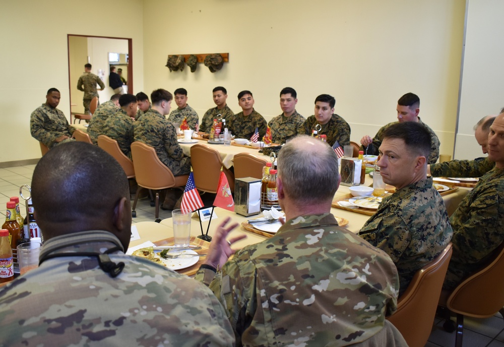 U.S Forces Japan Commander visits CATC Camp Fuji