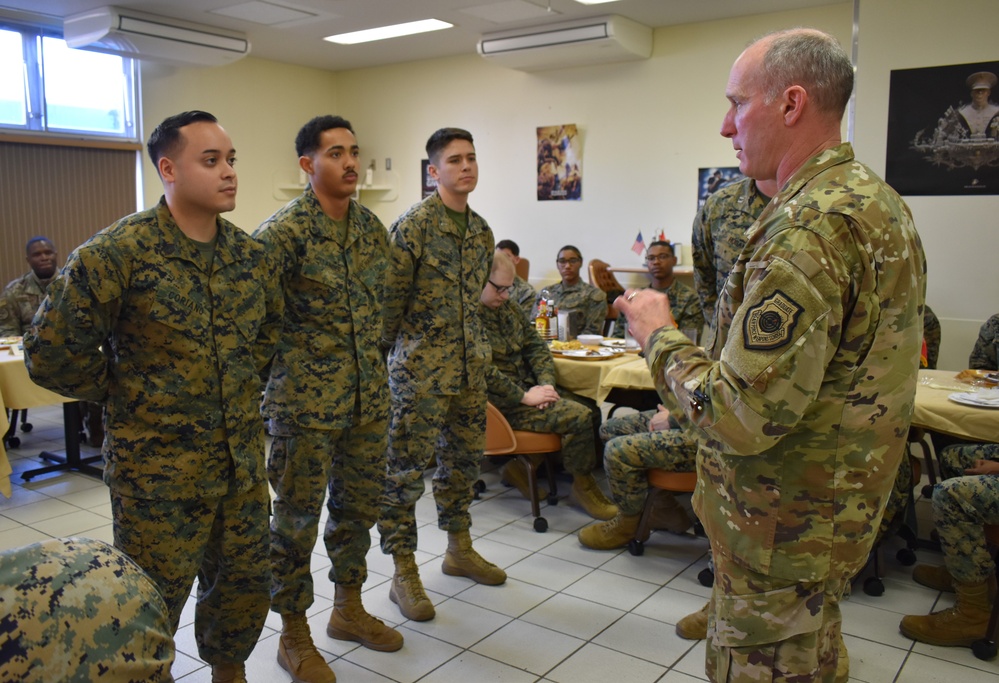 U.S Forces Japan Commander visits CATC Camp Fuji