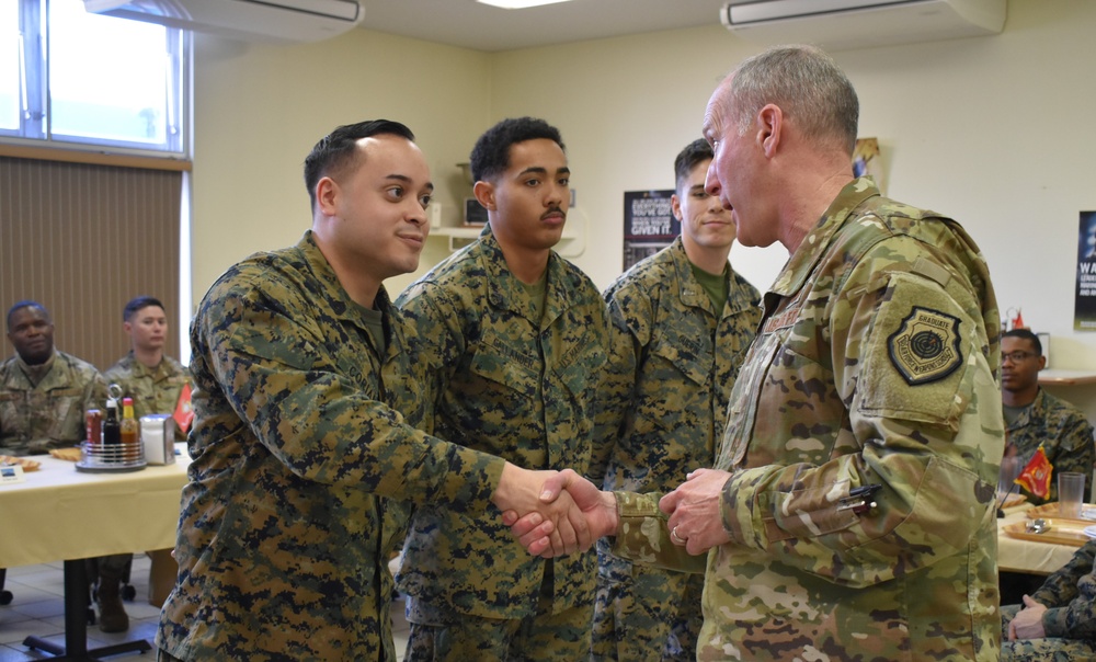 U.S Forces Japan Commander visits CATC Camp Fuji