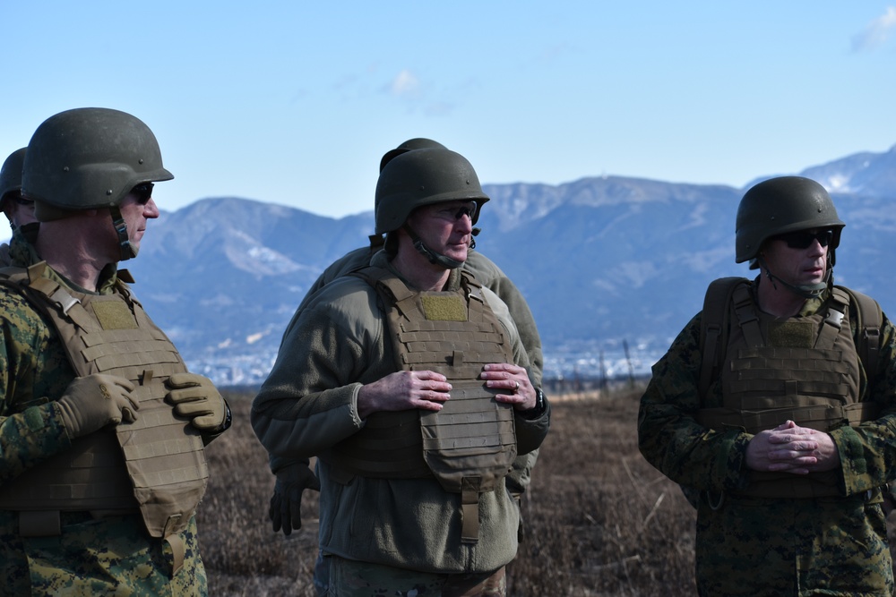 U.S Forces Japan Commander visits CATC Camp Fuji