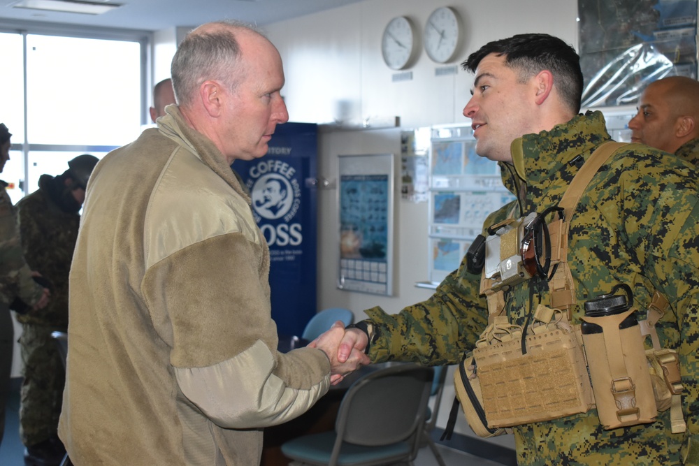 U.S Forces Japan Commander visits CATC Camp Fuji