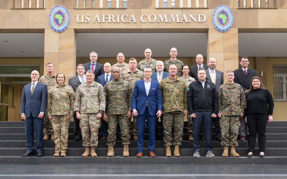 Secretary of Defense Pete Hegset visits AFRICOM