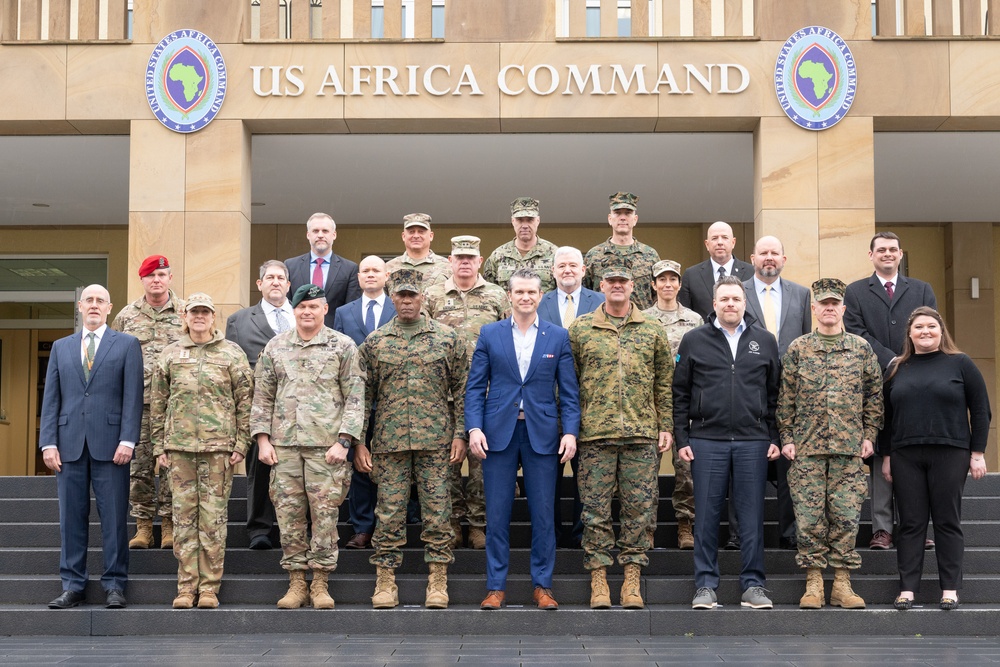 Secretary of Defense Pete Hegset visits AFRICOM