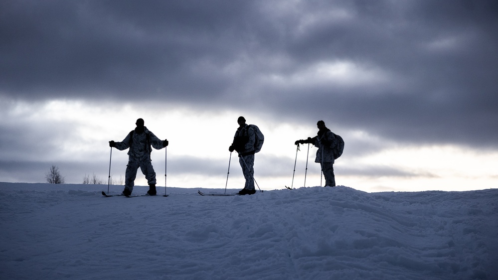 Exercise Joint Viking 25: Force Reconnaissance Company Participates in Patrol Course Winter