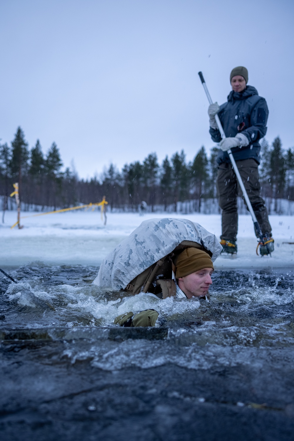 Exercise Joint Viking 25: Force Reconnaissance Company Participates in Patrol Course Winter