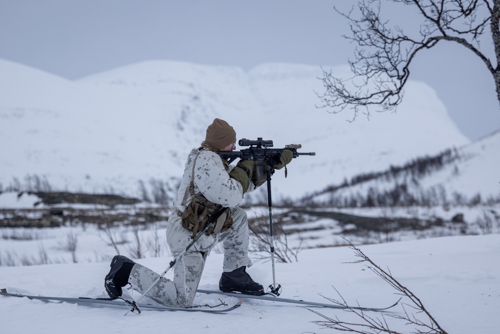 Exercise Joint Viking 25: Force Reconnaissance Company Participates in Patrol Course Winter