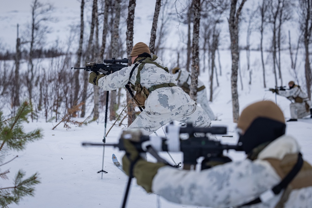 Exercise Joint Viking 25: Force Reconnaissance Company Participates in Patrol Course Winter