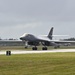 B-1B Lancers assigned to the 34th Expeditionary Bomb Squadron return from a BTF 25-1 training mission Feb. 10, 2025