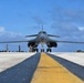 B-1B Lancers assigned to the 34th Expeditionary Bomb Squadron return from a BTF 25-1 training mission Feb. 10, 2025