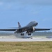 34th Expeditionary Bomb Squadron B-1B Lancer takes off from Andersen AFB in support of Aero India 2025 air show