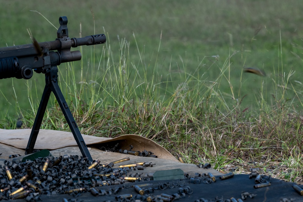 156th Wing SFS heavy weapons proficiency  training