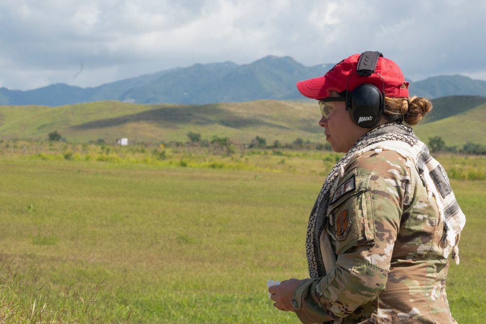 156th Wing SFS heavy weapons proficiency  training