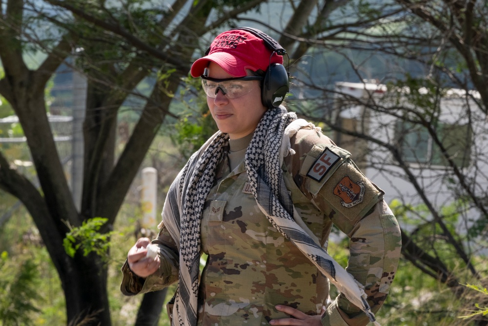 156th Wing SFS heavy weapons proficiency  training