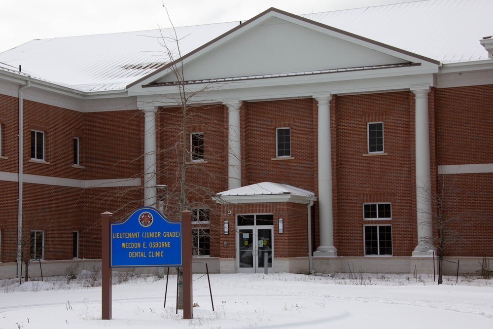 Unprecedented Snowfall Blankets Camp Lejeune