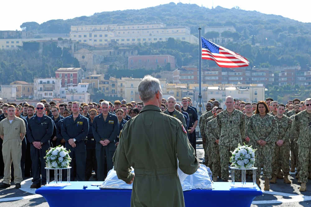 Sixth Fleet Birthday Aboard USS Mount Whitney