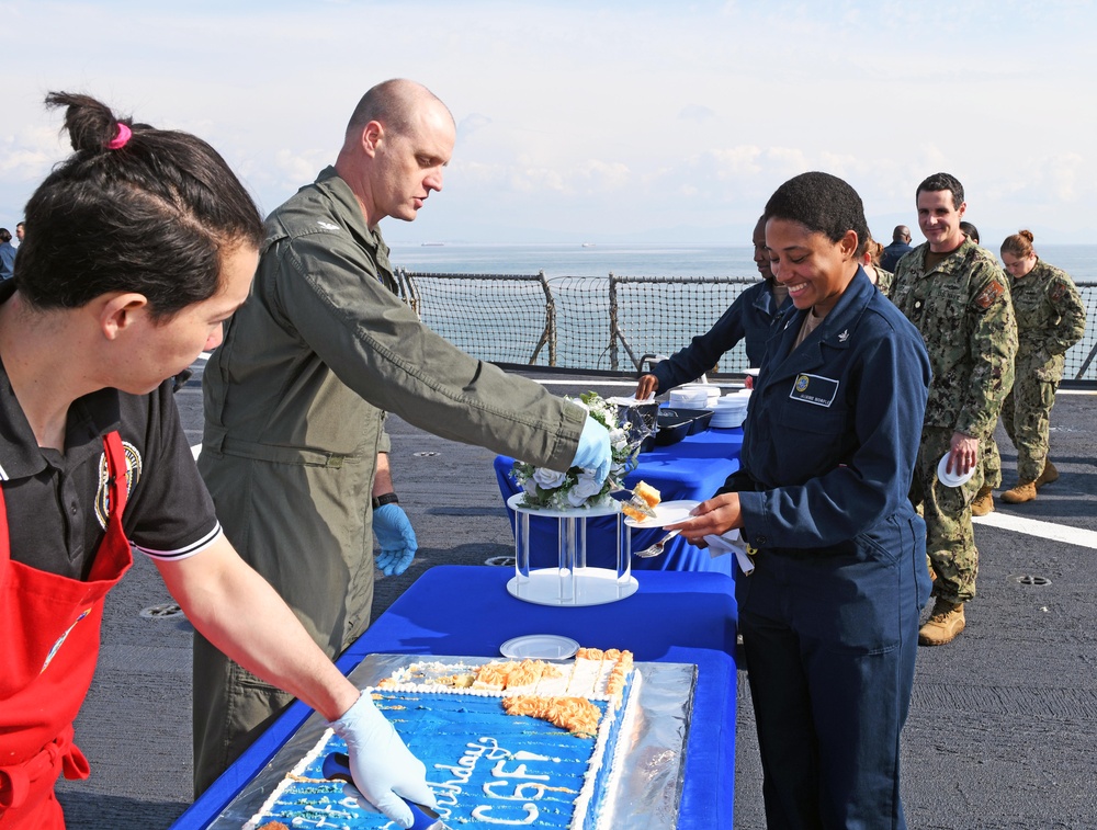 Sixth Fleet Birthday Aboard USS Mount Whitney