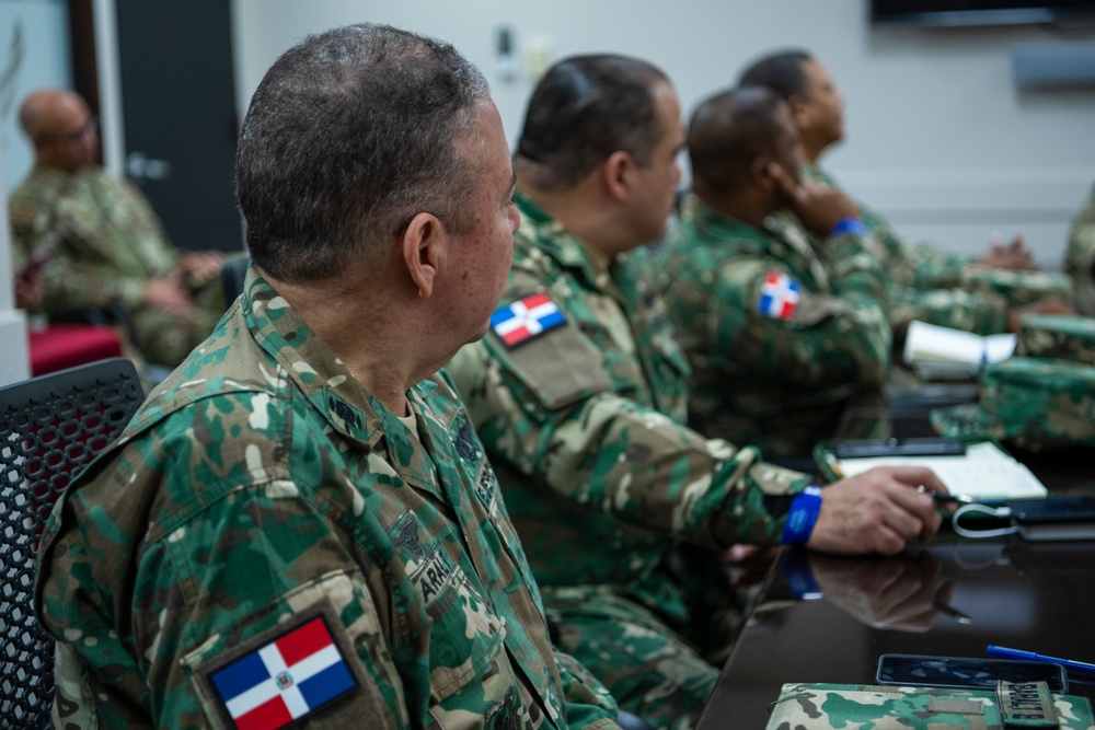 Partnership Program Dominican Republic  key leadership meeting at the 156th Wing