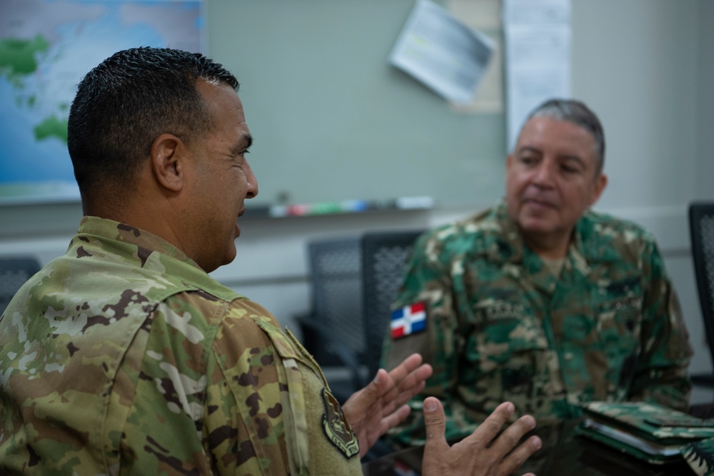 Partnership Program Dominican Republic  key leadership meeting at the 156th Wing