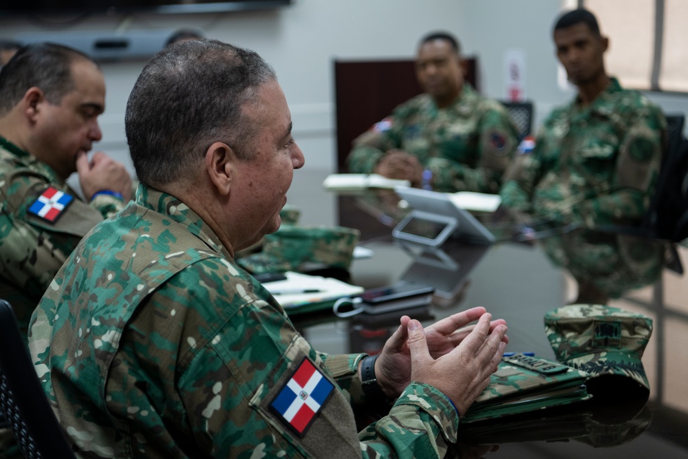 Partnership Program Dominican Republic  key leadership meeting at the 156th Wing