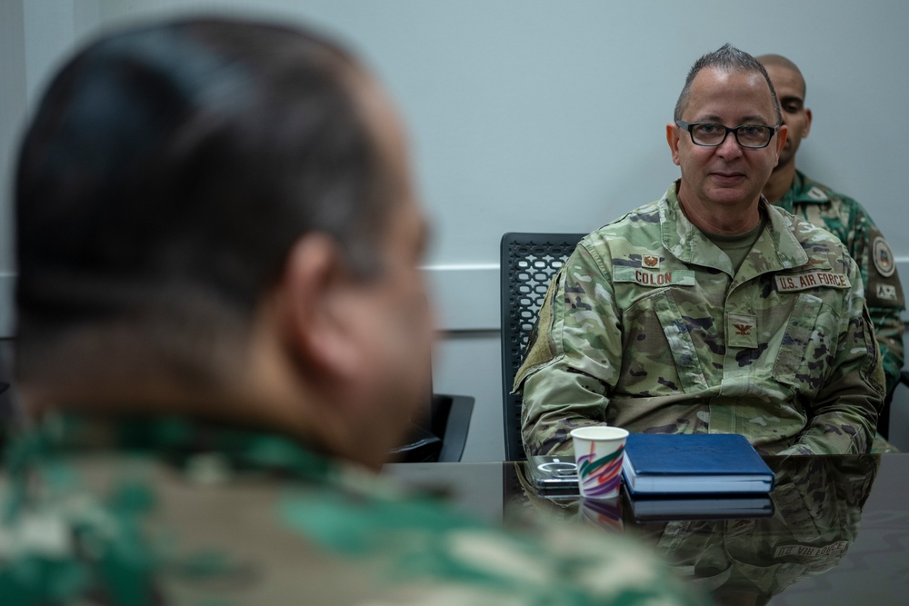 Partnership Program Dominican Republic  key leadership meeting at the 156th Wing