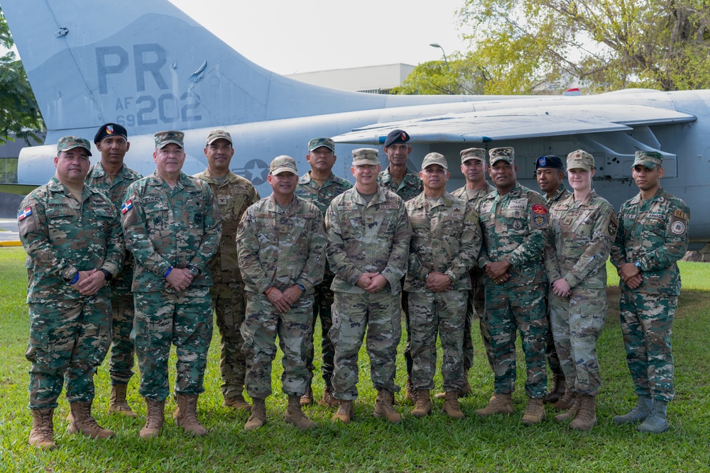 Partnership Program Dominican Republic  key leadership meeting at the 156th Wing