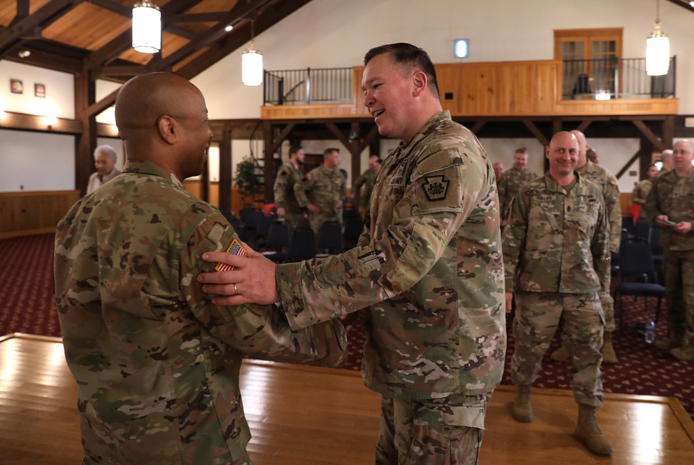 Pa.’s Senior Regular Army Advisor to the Guard promoted