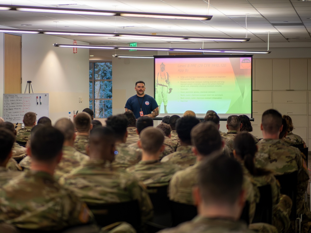 Soldiers prepare for wildfire hazardous waste cleanup in California