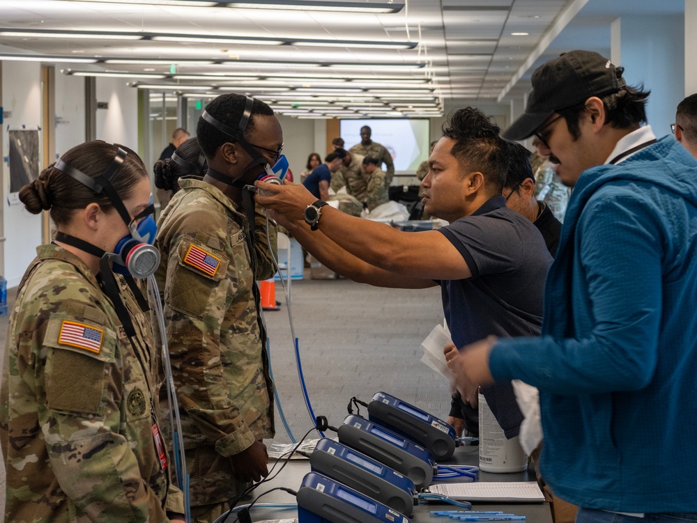 Soldiers prepare for wildfire hazardous waste cleanup in California