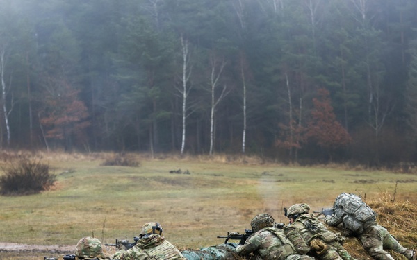 2CR’s Ghost Troop execute ambush squad live-fire with Claymore mines