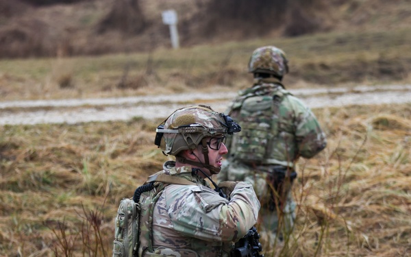 2CR’s Ghost Troop execute ambush squad live-fire with Claymore mines