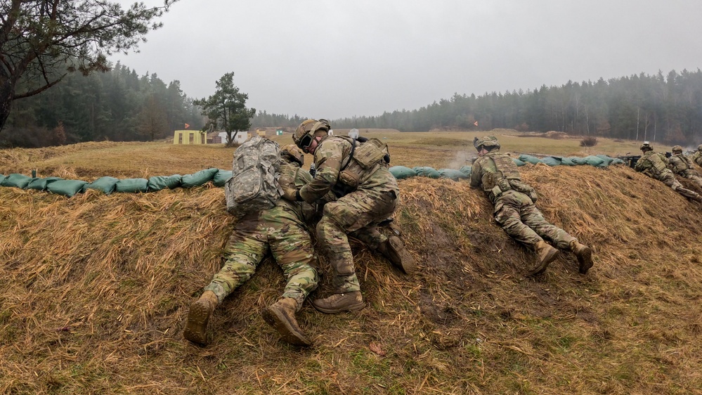 Ghost Troop, 2nd Squadron, 2nd Cavalry Regiment execute an ambush squad live-fire at Grafenwöhr Training Area