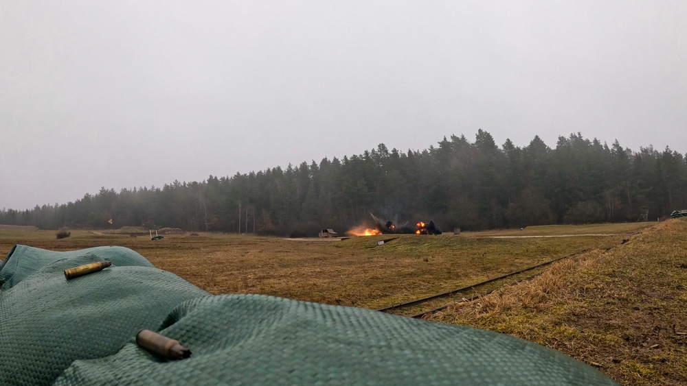 Ghost Troop, 2nd Squadron, 2nd Cavalry Regiment execute an ambush squad live-fire at Grafenwöhr Training Area