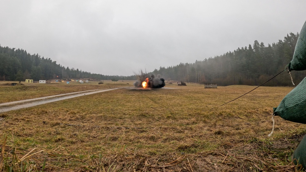 Ghost Troop, 2nd Squadron, 2nd Cavalry Regiment execute an ambush squad live-fire at Grafenwöhr Training Area