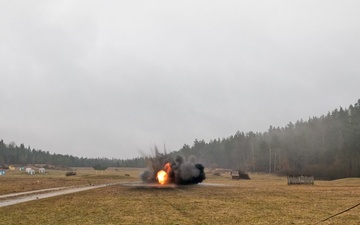 Ghost Troop, 2nd Squadron, 2nd Cavalry Regiment execute an ambush squad live-fire at Grafenwöhr Training Area