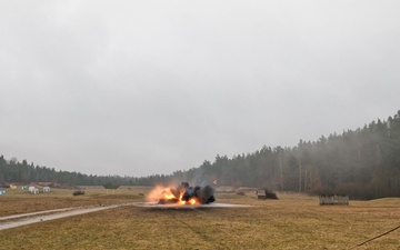 Ghost Troop, 2nd Squadron, 2nd Cavalry Regiment execute an ambush squad live-fire at Grafenwöhr Training Area