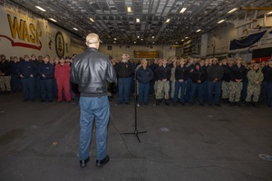 U.S. Marine Security Force Commander at Al Taqaddum Air Base, Iraq discusses unit's mission