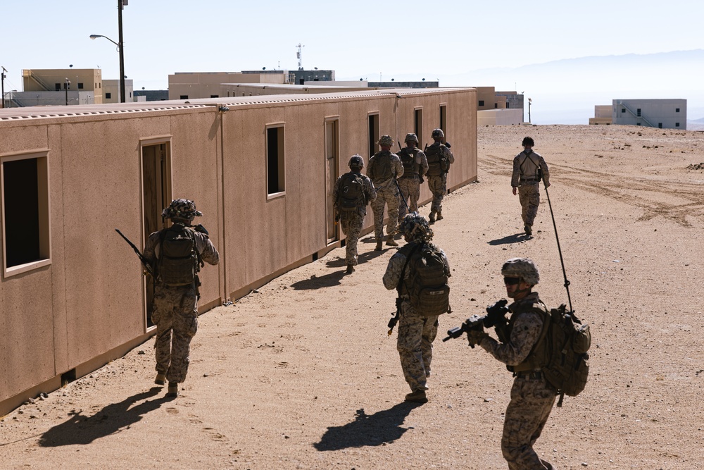Marines with 2/23 conduct Urban FSCEX during SLTE 1-25