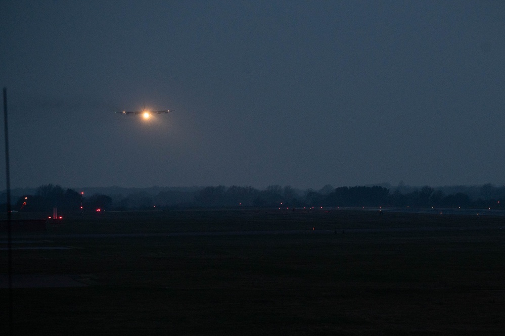 B-52 Stratofortress arrives at RAF Fairford for BTF 25-2