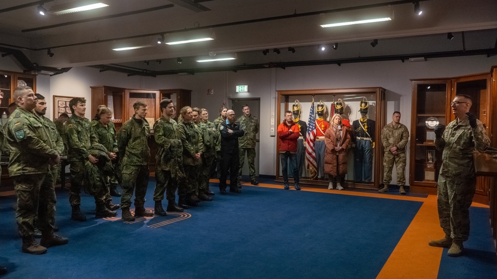 German Bundeswehr soldiers Visit Reed Museum to Explore Shared Military History