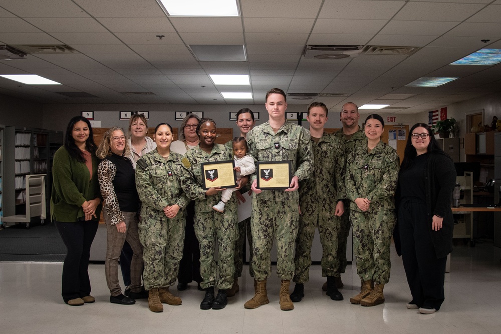 Cherry Point Sailors Promote to Hospital Corpsman Third Class