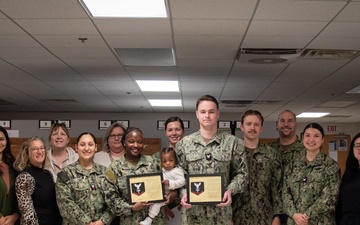 Cherry Point Sailors Promote to Hospital Corpsman Third Class