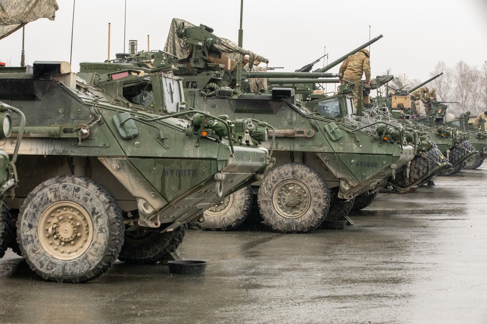 2nd Cavalry Regiment hosts Czech Army leadership for Stryker demonstration