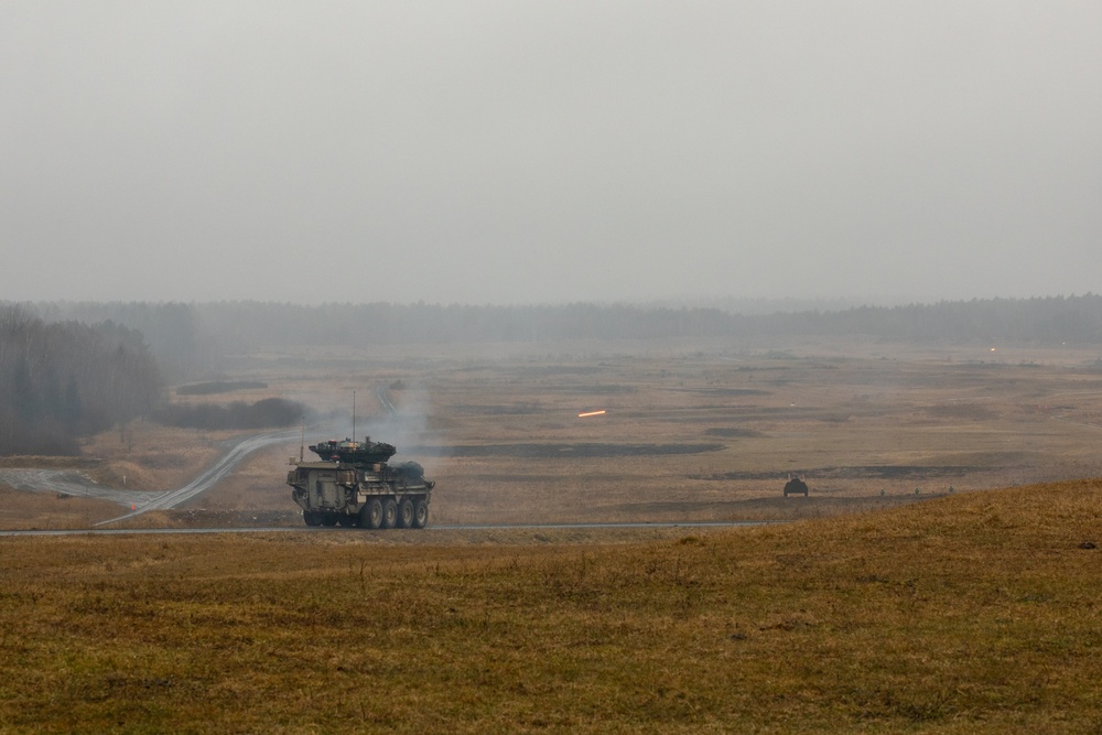 2nd Cavalry Regiment hosts Czech Army leadership for Stryker demonstration