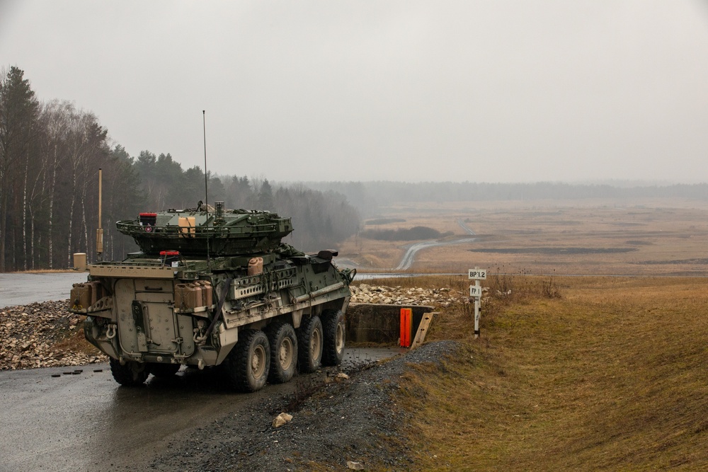 2nd Cavalry Regiment hosts Czech Army leadership for Stryker demonstration