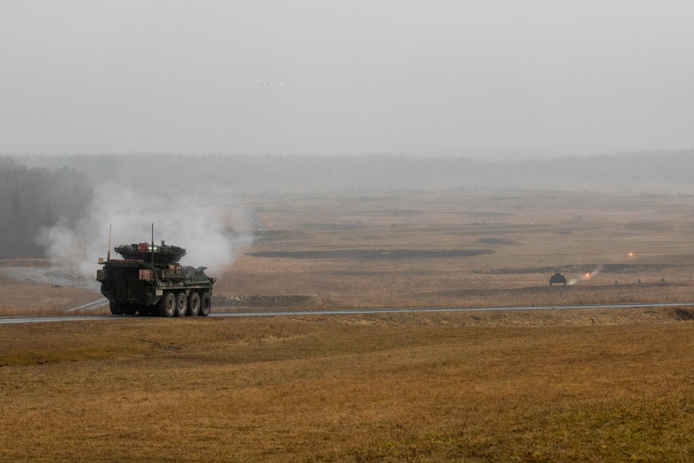 2nd Cavalry Regiment hosts Czech Army leadership for Stryker demonstration