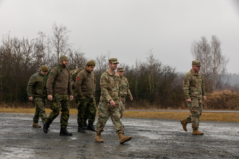 2nd Cavalry Regiment hosts Czech Army leadership for Stryker demonstration