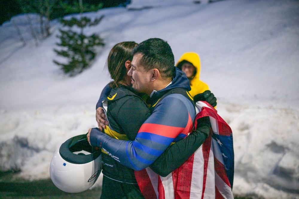 Team U.S. competes in skeleton racing for Invictus Games