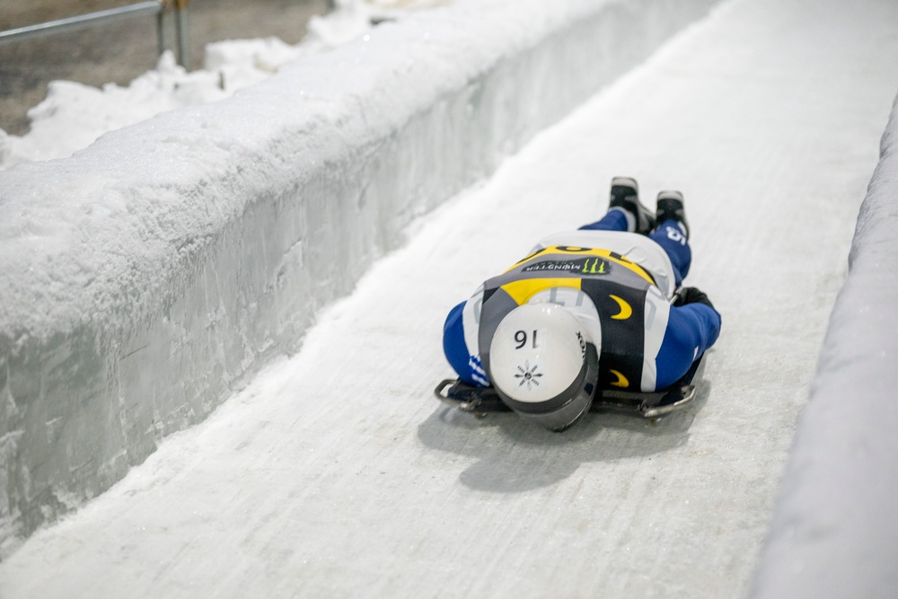 Team U.S. competes in skeleton racing for Invictus Games