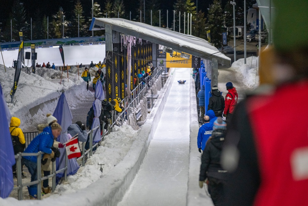 Team U.S. competes in skeleton racing for Invictus Games