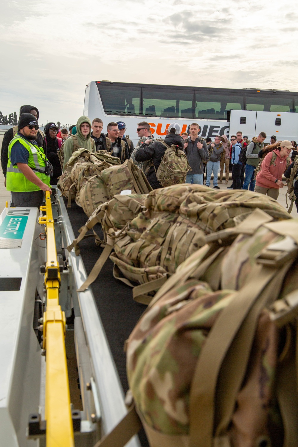 Soldiers Arrive in San Diego to Assist with the LA Wildfire Cleanup